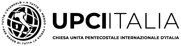 Logo Chiesa Unita Pentecostale Internazionale d'Italia bianco e nero